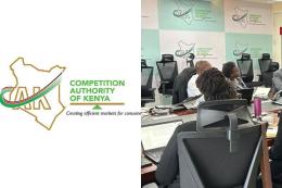 Photocollage of CAK logo and employees